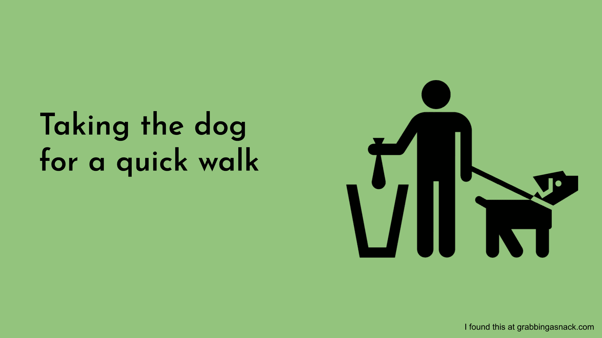 Person throwing away bag of poop from dog